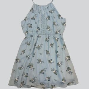 NWOT Francesca's Miami Floral Print A-line Dress